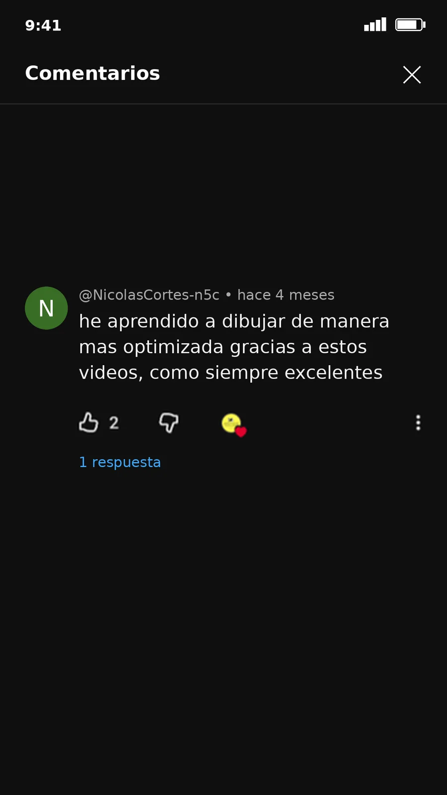Testimonio de estudiante 4